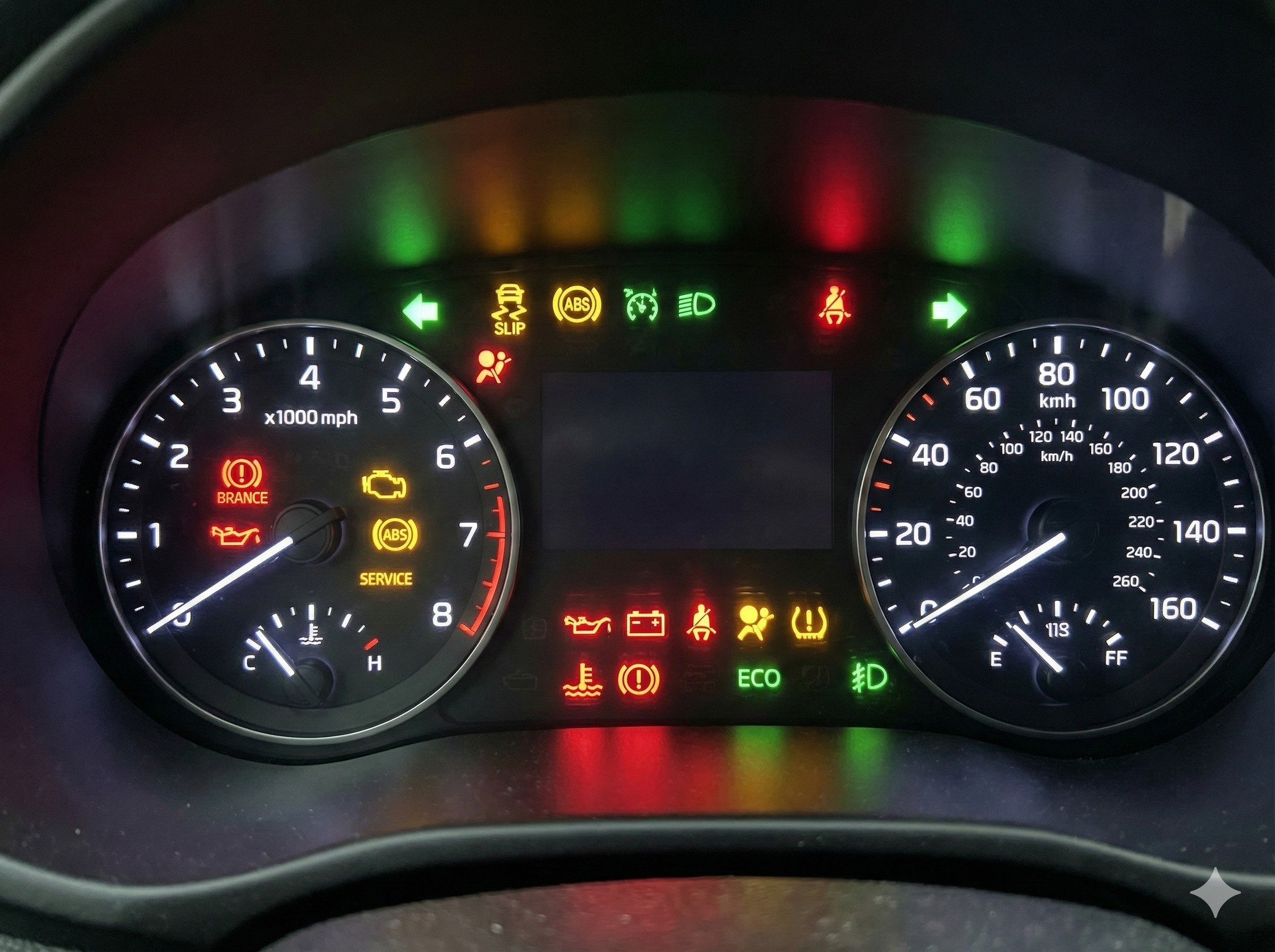 لوحة عدادات السيارة